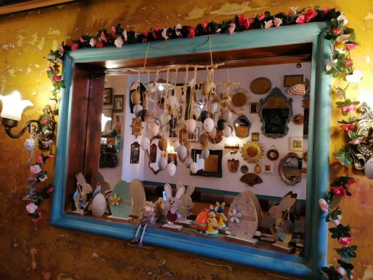 Easter decoration at Brasserie de la Marie