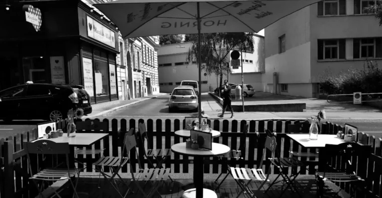 Terrace of Brasserie de la Marie